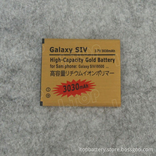 3030mAh Gold Battery For Samsung i9500 Galaxy S4 Smartphone Battery NFC